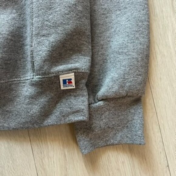 Texas longhorns Russell Athletics Crewneck Sweater men’s Large Gray Embroidered - Picture 4 of 6